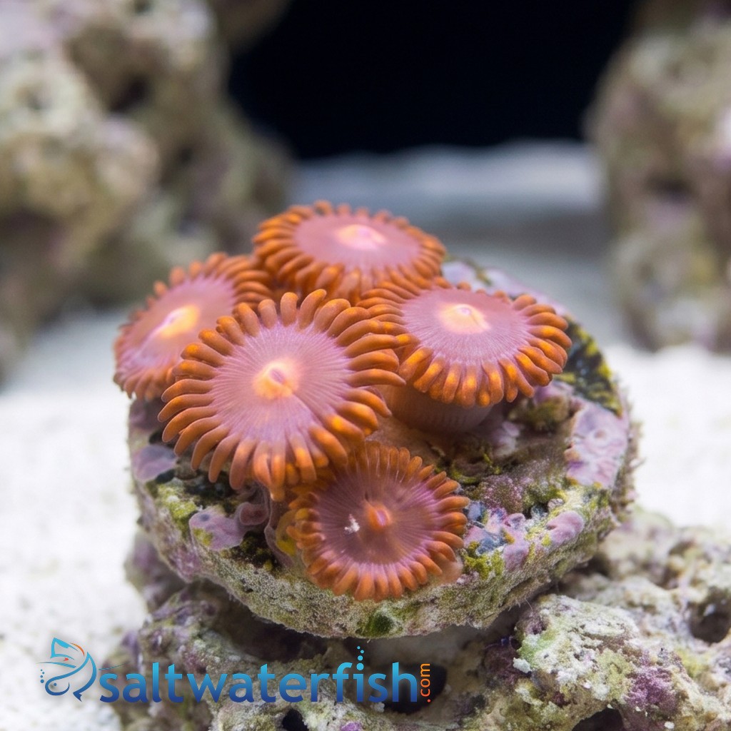 Zoanthid : Clementine - Aquacultured