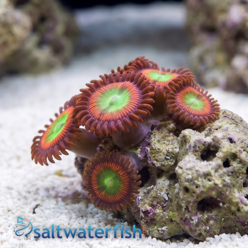 Zoanthid Goblin Fire's - Aquacultured