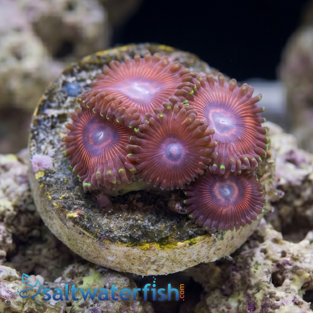Zoanthid Space Queen - Aquacultured