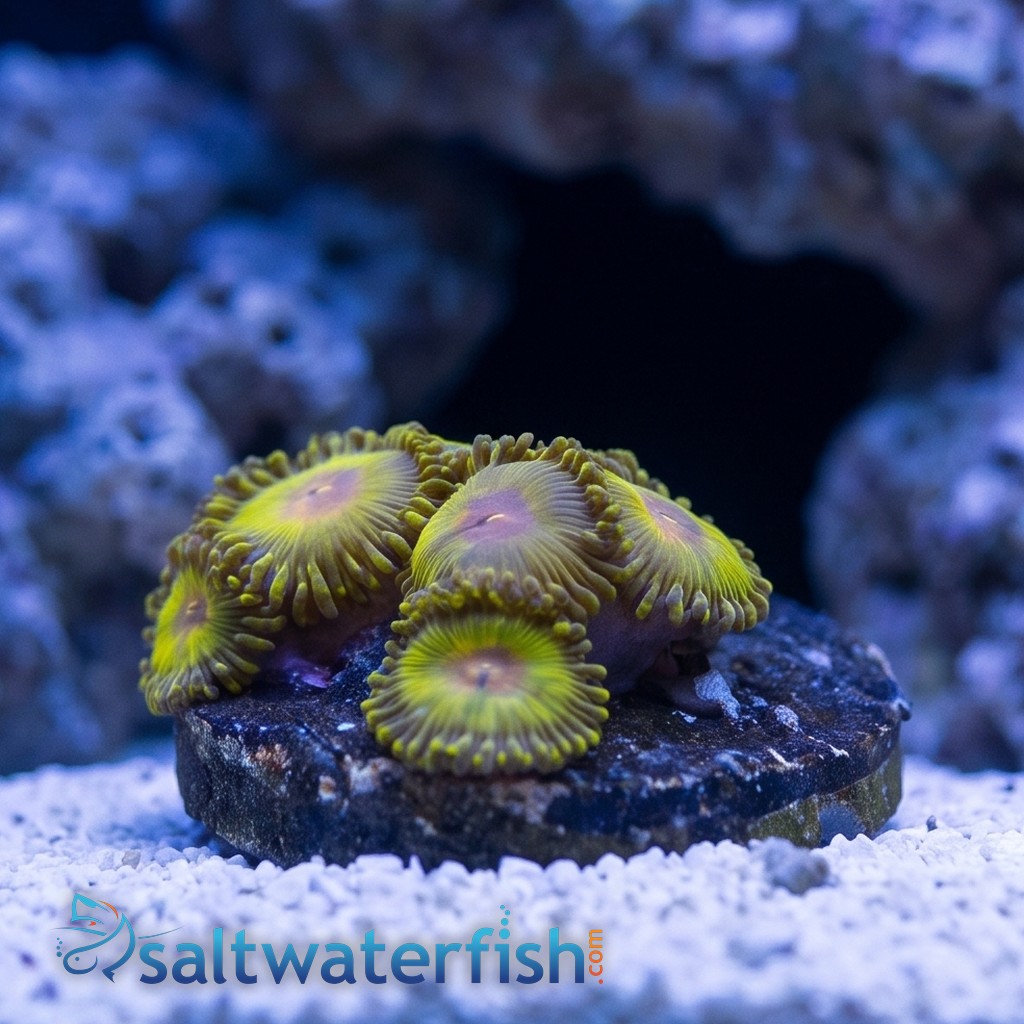 Zoanthid Goldeneye - Aquacultured