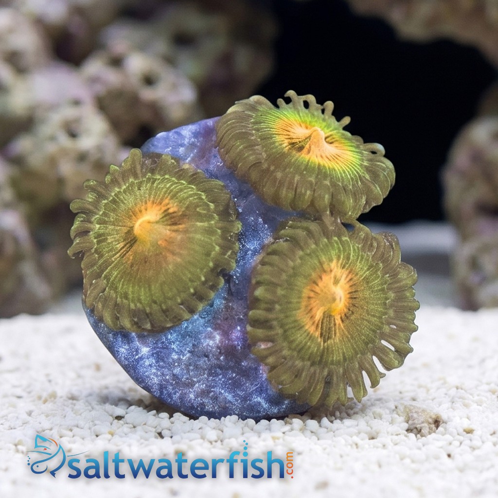 Zoanthid Goldeneye - Aquacultured