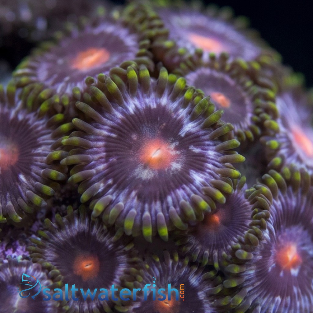Zoanthid: Fire and Ice - Aquacultured