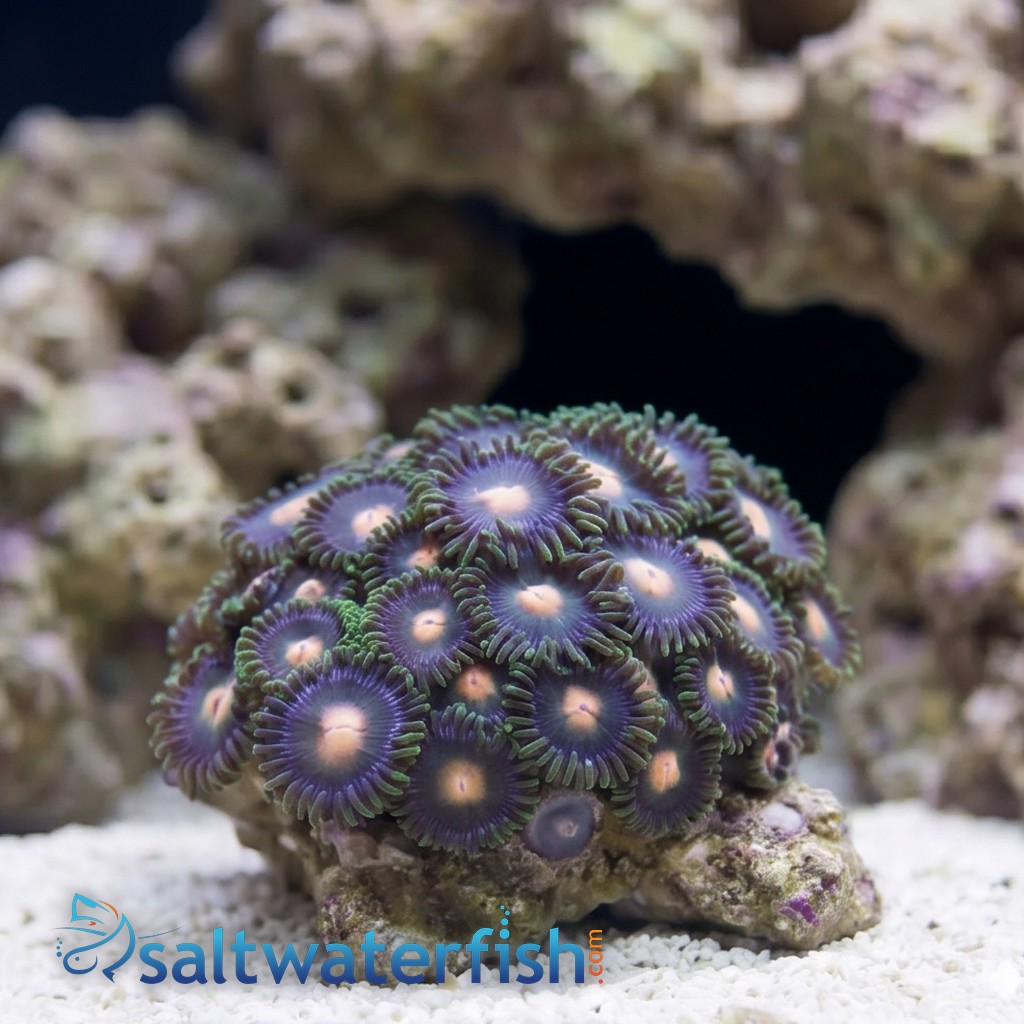 Colony Rock (Zoanthid): "Green Bay Packer" - Australia